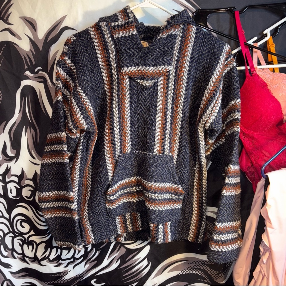Striped Hoodie Drug Rug women’s S/XS